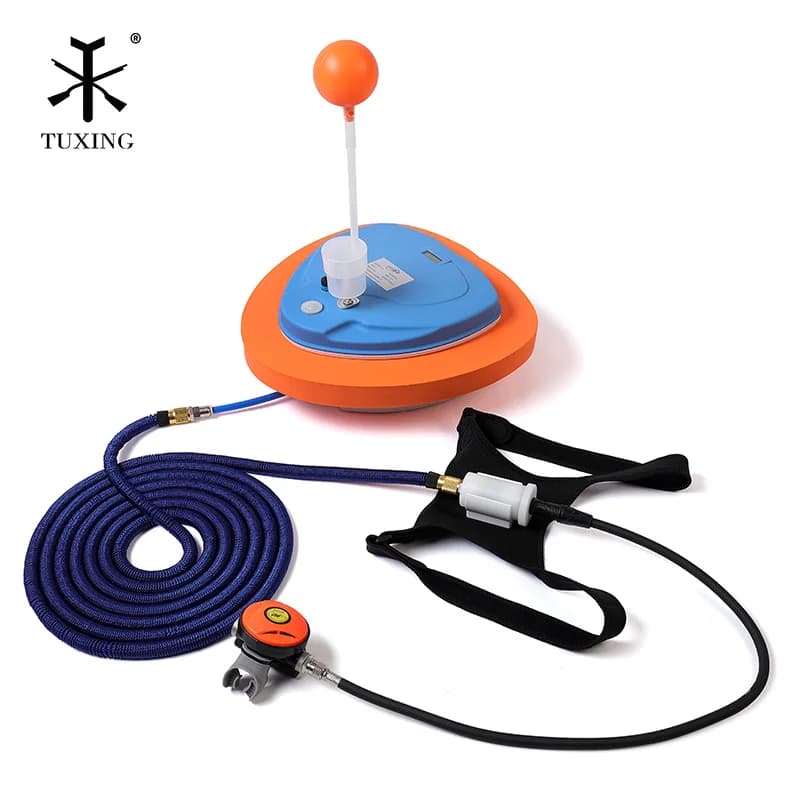 TUXING Scuba Diving Snorkel Equipment Underwater Time 5H Diving Fan Mobile Without Rechargeable Portable Waterproof Tank