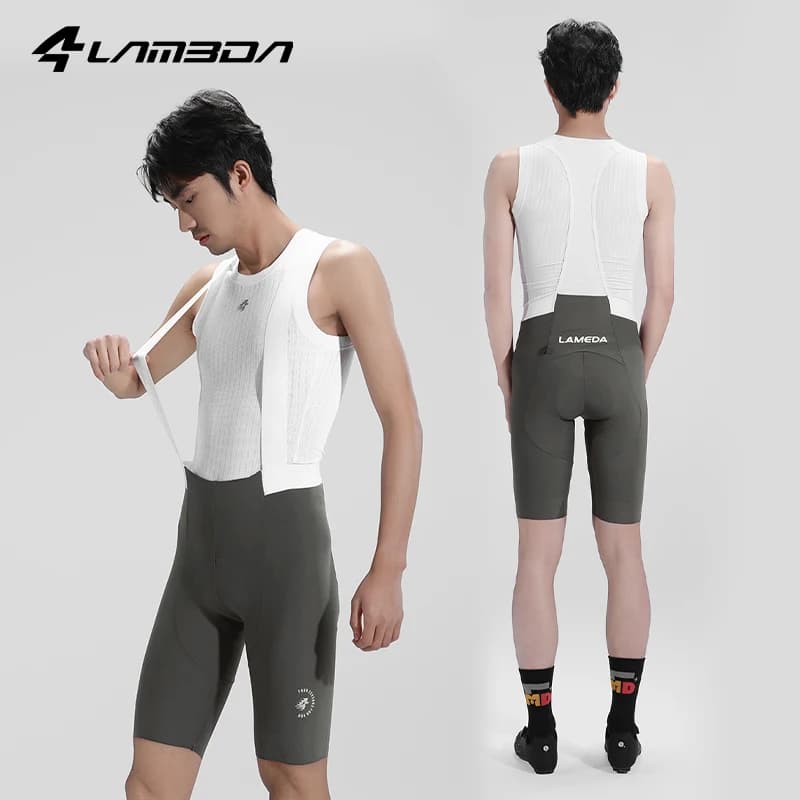 LAMEDA New Cycling Professional Breathable Shorts for Men's Solar Protection with Bike Road Bike Pockets MTB riding equipment