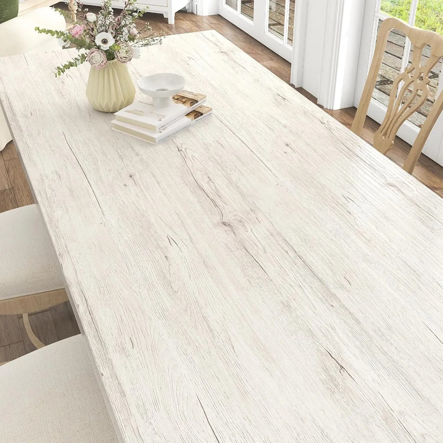 Carta decorativa in legno per mobili Adesivo da parete in vinile impermeabile Carta da parati autoadesiva in PVC Adesivo per porta dell'armadio da cucina