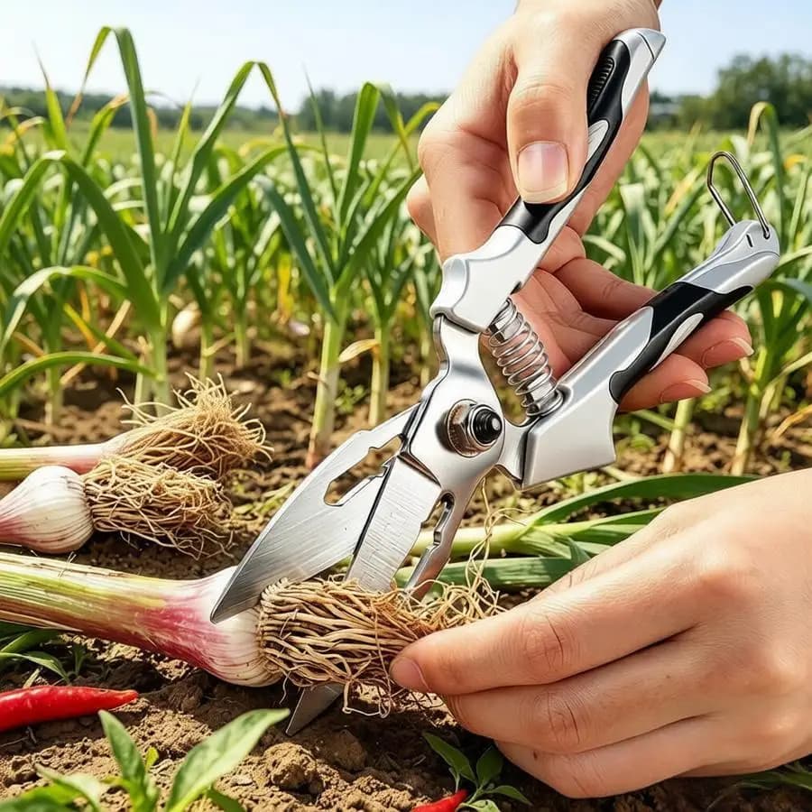 Forbici da Giardinaggio per Aglio, Cesoie Professionali Affilate per Potatura Piante da Giardino