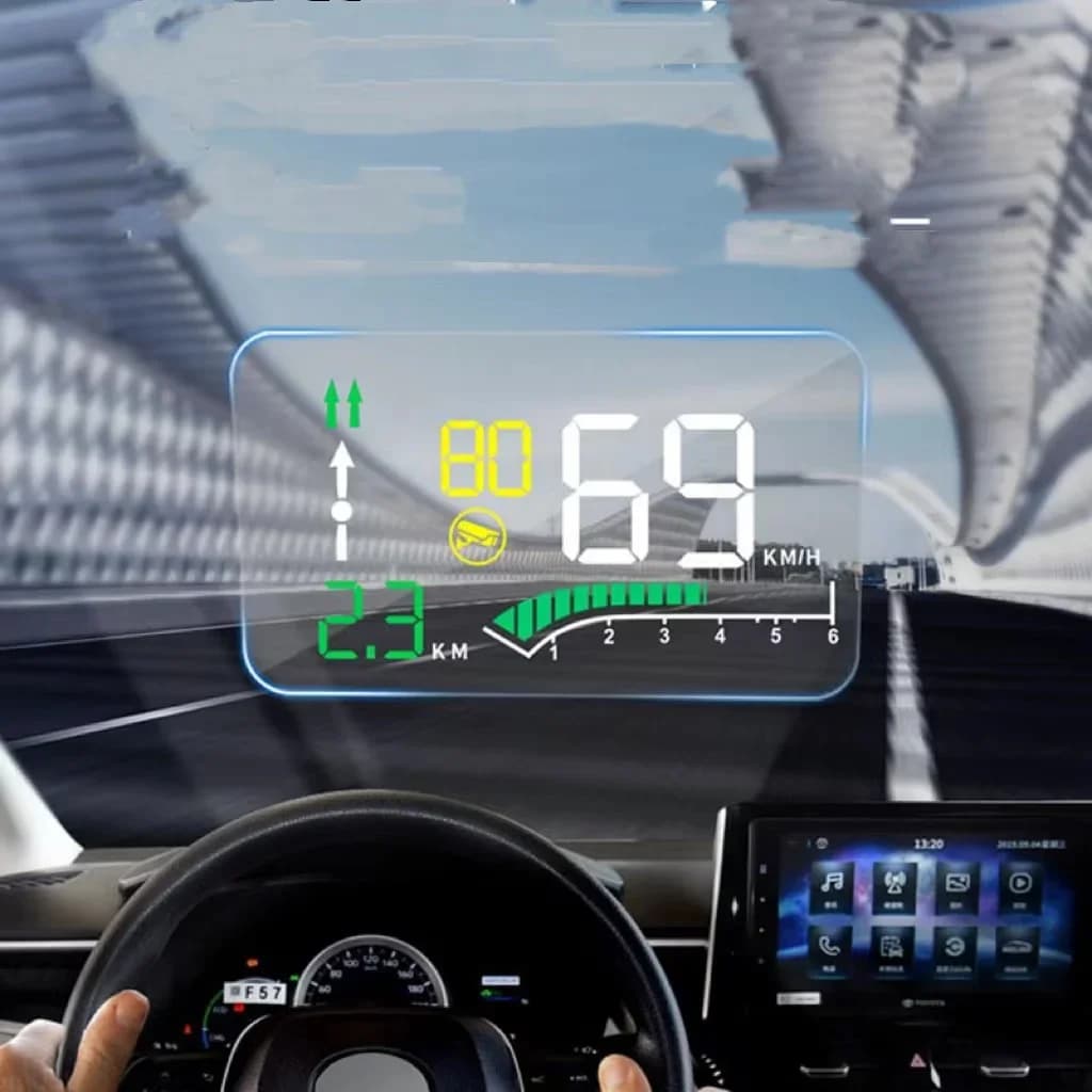 MRD per Land Cruiser HUD Head Up Display System Proiettore Parabrezza Schermo di guida Funzione completa per modulo speciale per uso automobilistico