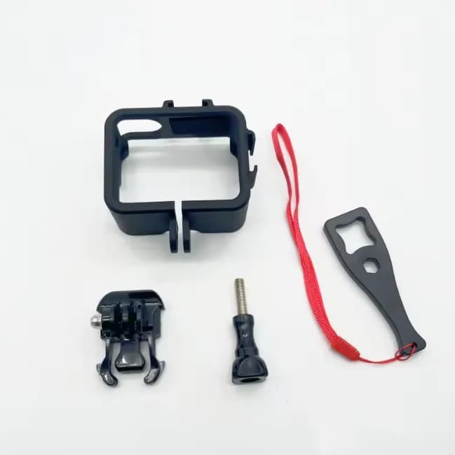For Insta360 GO 3/3S Accessories Frame Cage Protective Housing Case with Cold Shoe Mount For Insta360 GO 3 3S Action Camera