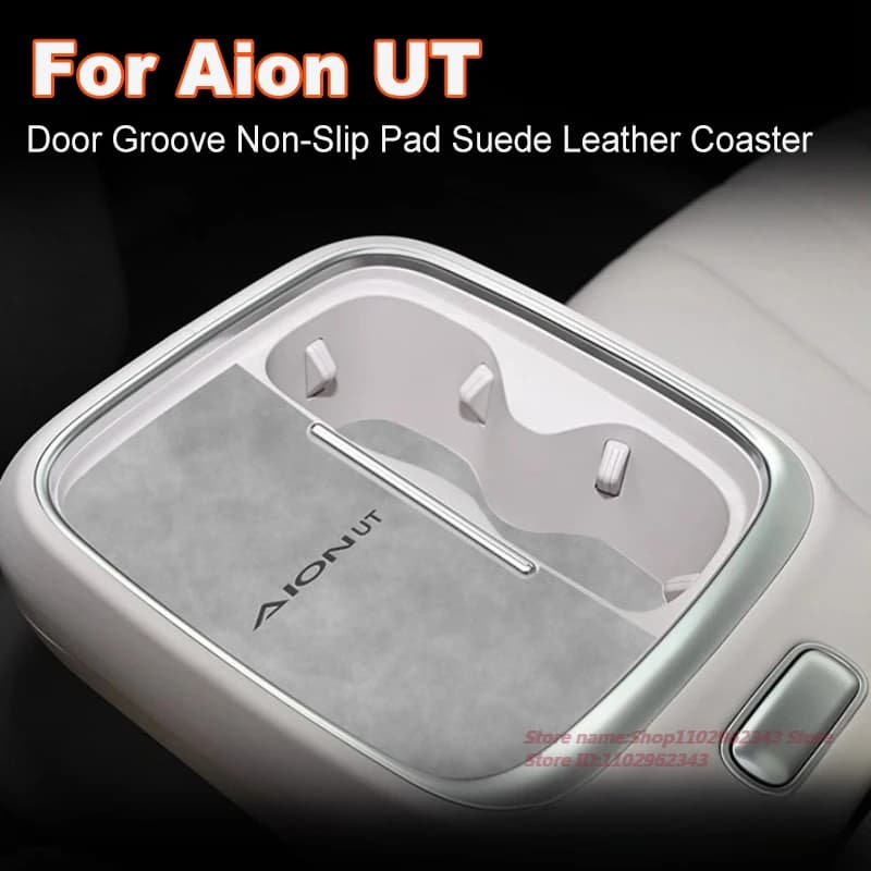 Non-Slip Suede Leather Cup Mat for GAC Aion UT 2025 Door Groove Anti-Slip Pad Car Interior Accessory Modified Door Slot Coaster
