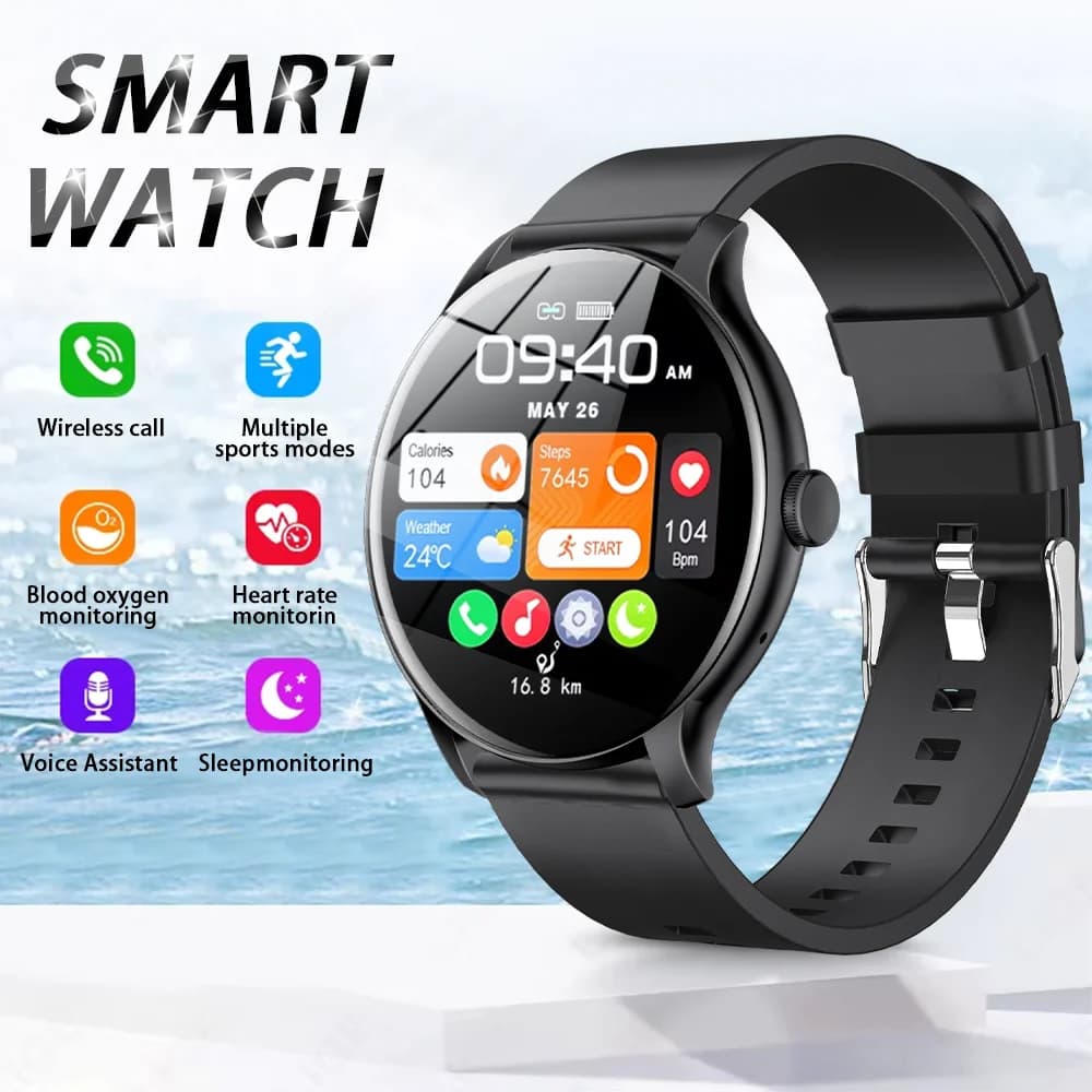 LAXASFIT 2025 Nuovo Smart Watch Donna Uomo Regalo Sport Fitness Orologio Cardiofrequenzimetro Smart Watch per Xiaomi Android IOS