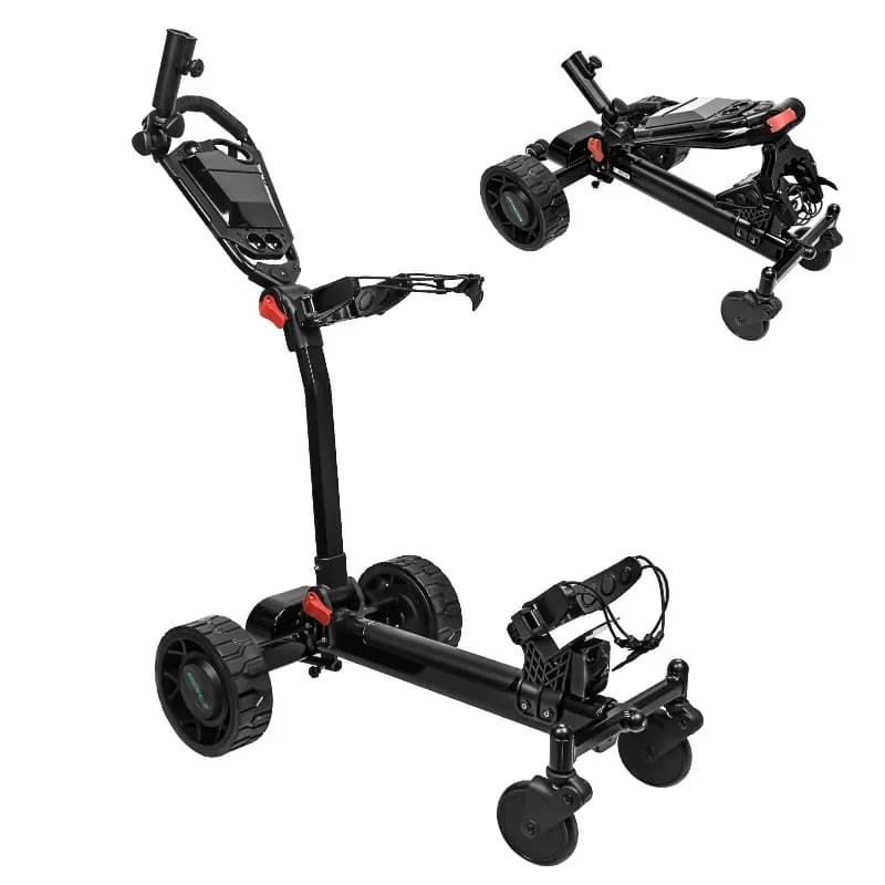 Carrello elettrico pieghevole per golf con telecomando 36V