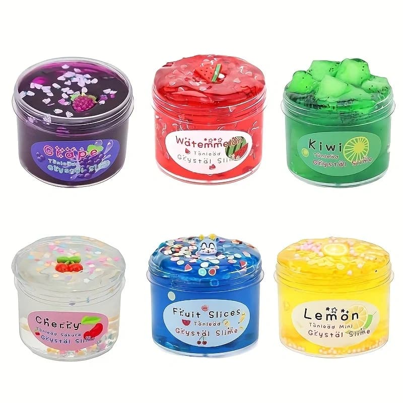 Kit slime al burro per ragazze, bomboniere, regalo di compleanno con texture elastica e non appiccicosa, giocattolo antistress per ragazze e ragazzi, East