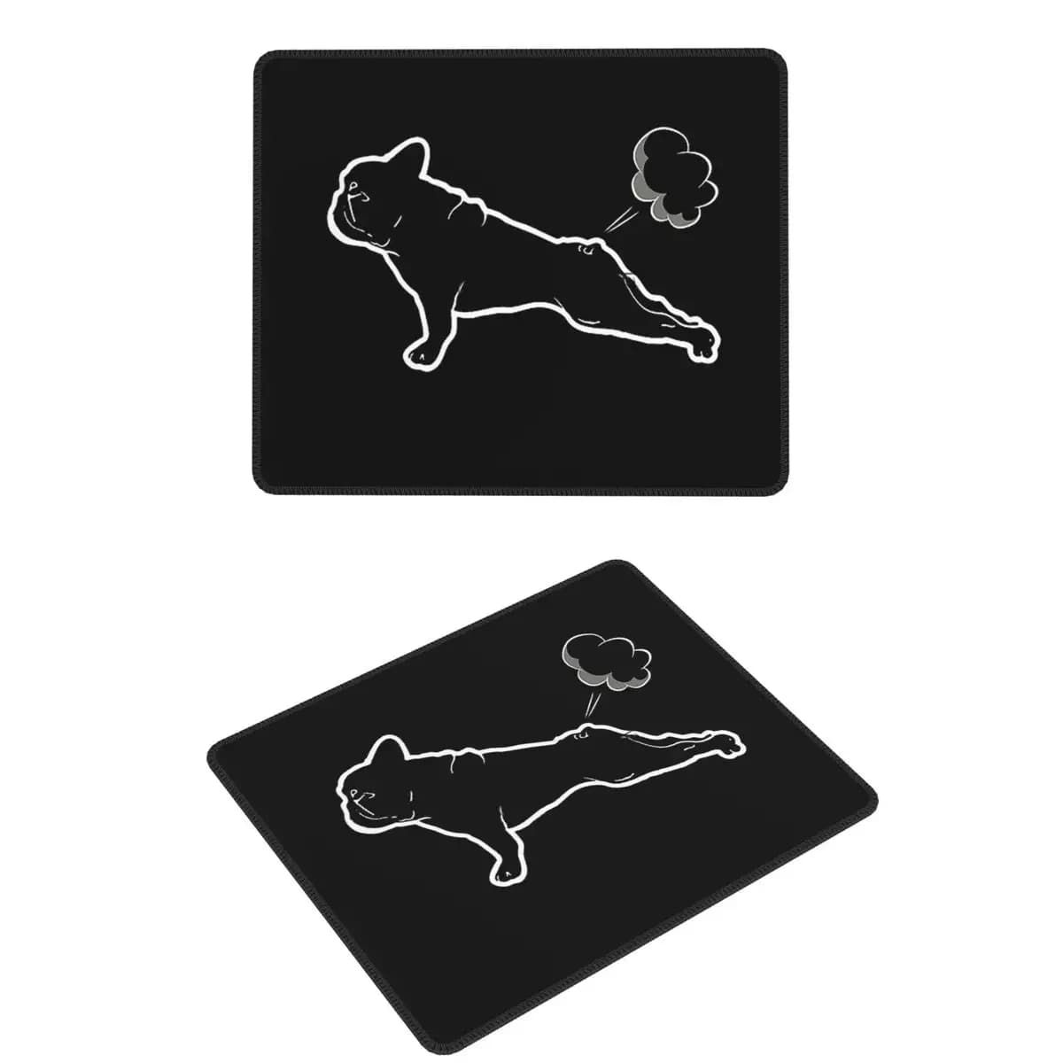 Tappetino per mouse con bulldog francese, tappetino per tastiera del computer, tappetino per mouse da gioco, tappetino da scrivania per PC, accessori per ufficio, tappetini da tavolo