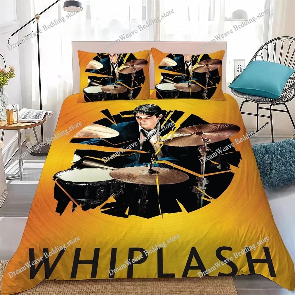 Moive W-Whiplash Duvet Cover Set Home Style Bedding Soft Laundry Cotton Bed Student Dormitory Gift
