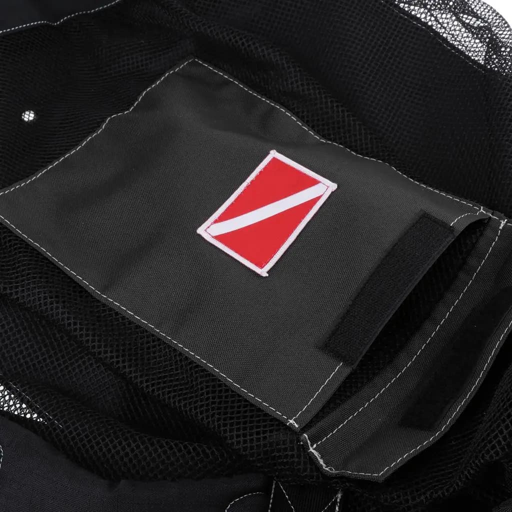 Network Backpack for Swimming and Snorkeling 80L, Waterproof Underwater Equipment Bag, Pine Door, Mask and Accessories