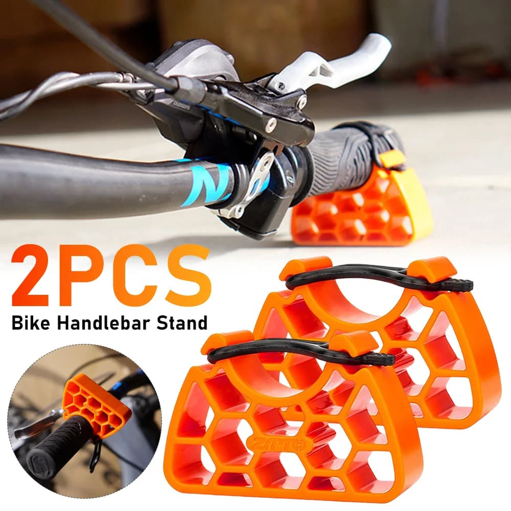 2PCS Bicycle Handlebar Support MTB E-Bike Reverse Parking Rack Bike Handlebar Support Stabilizer 30~34mm Handlebar Repair Tool
