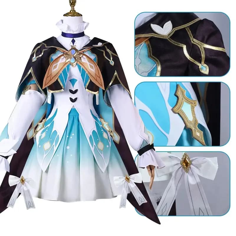 Honkai: Star Rail Custom Anime Firefly Cosplay Comiket Costume Halloween Costumes for Women Shoes Wiga; 6'x, 9;y'