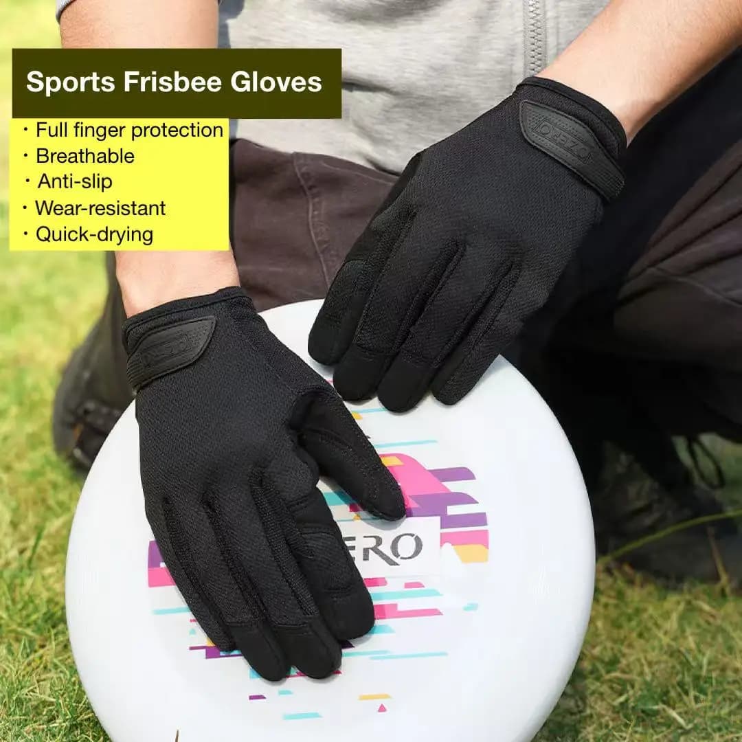 Guanti Sportivi per Frisbee, Guanti Tattici Antiscivolo e Resistenti all'Usura per Uomo e Donna, per Golf, Mountain Bike, Ciclismo, Arrampicata su Roccia