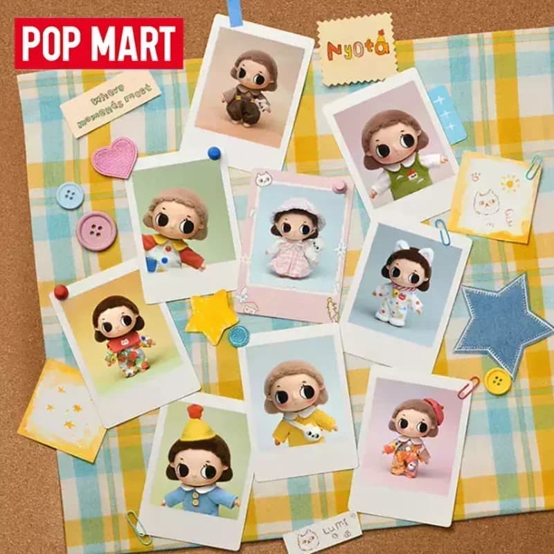 POP MART Nyota Where Moments Meet Series Blind Box Toys Kawaii Anime Action Figure Caixa Caja Surprise Mystery Box Dolls Girls