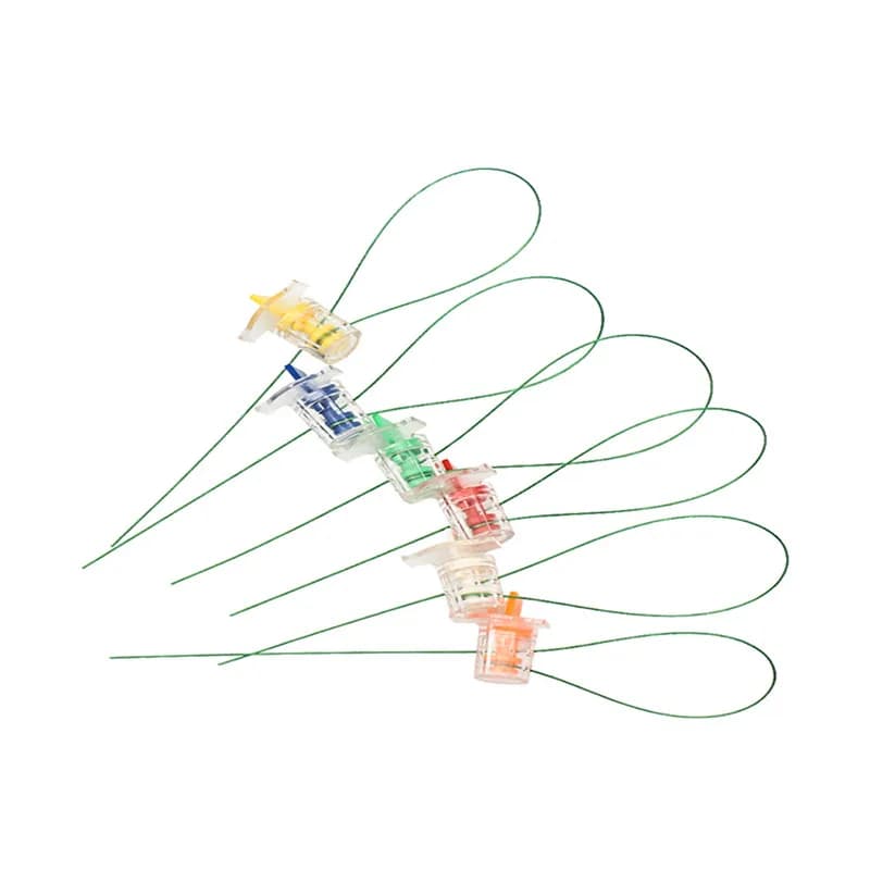 Fascetta per cavi con fibbia di tenuta in piombo di plastica, tenuta antifurto, monouso, da 100 pezzi, personalizzata