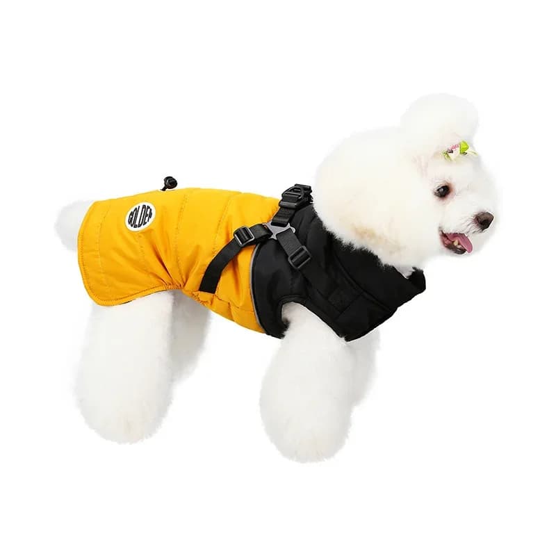 Vestiti per animali domestici Pettorina invernale per cani Gilet Cappotto per cani Giacca Bulldog francese Yorkshire Barboncino Schnauzer Bichon Chihuahua Costume per cani