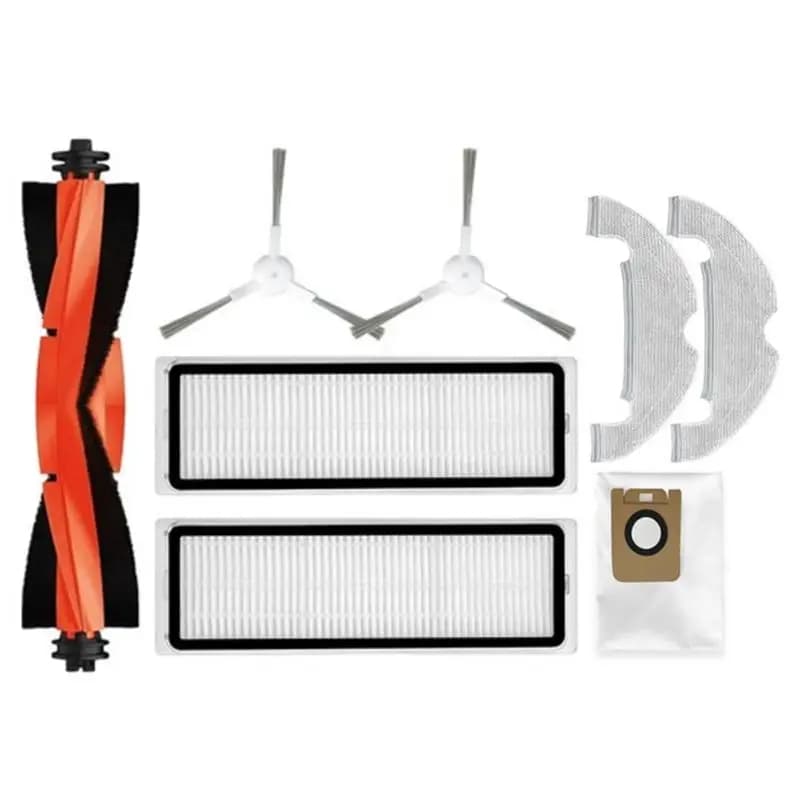 Kit di accessori RABIT AS59~ 8 pezzi per robot aspirapolvere Dreame Bot D10 Plus RLS3D, Z10 Pro, L10 Plus, spazzola principale, spazzola laterale, filtro, panno.