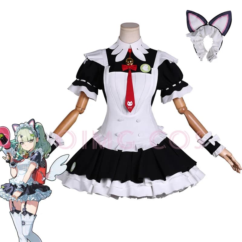 Costume Cosplay Zenless Zone Zero Sunna, Uniforme per Carnevale, Halloween, Costumi Anime per Donne