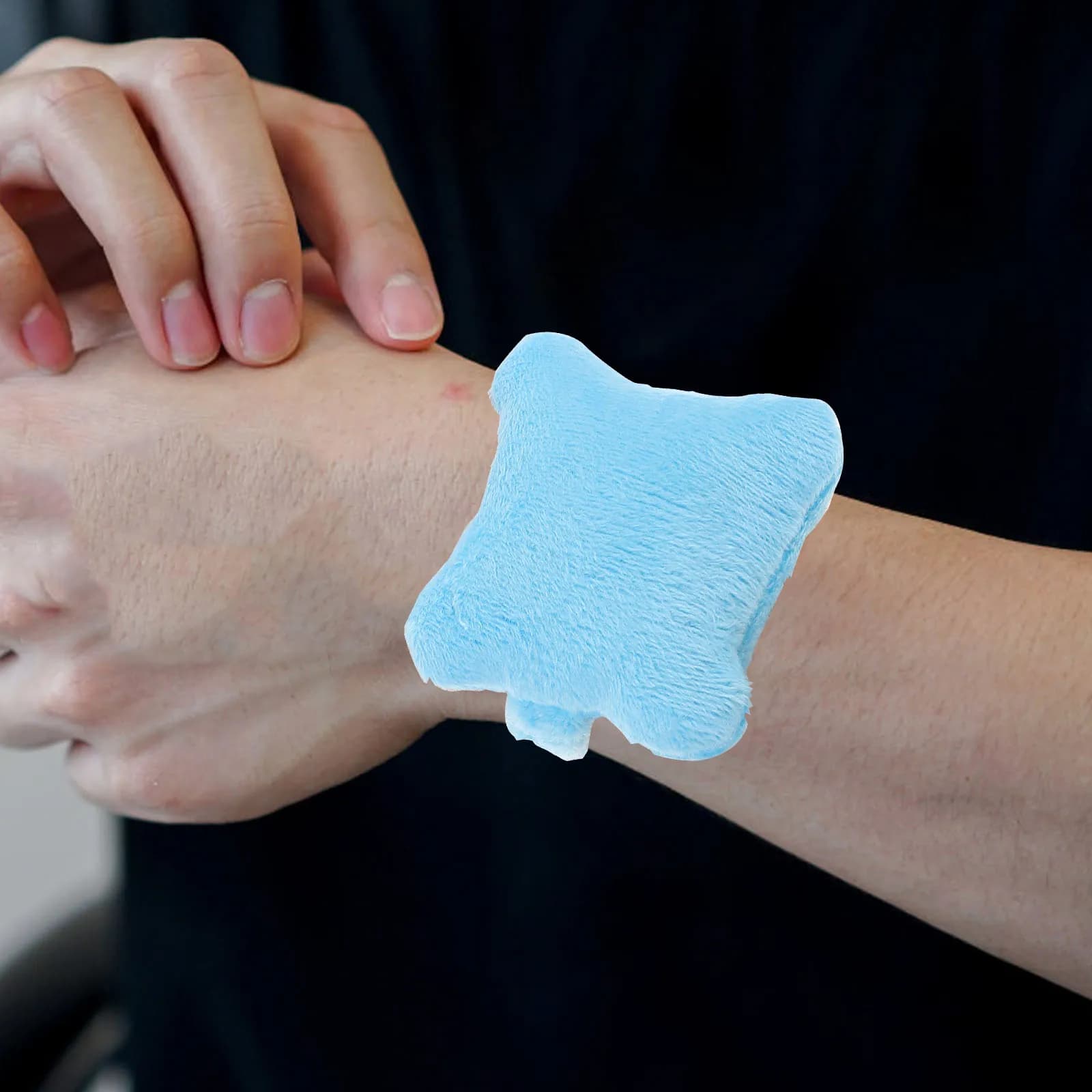 Set di poggiapolsi per tastiera e mouse da 4 pezzi, supporto confortevole, design ergonomico, antiabrasione, portatile per digitare il set di tappetini da polso per mouse