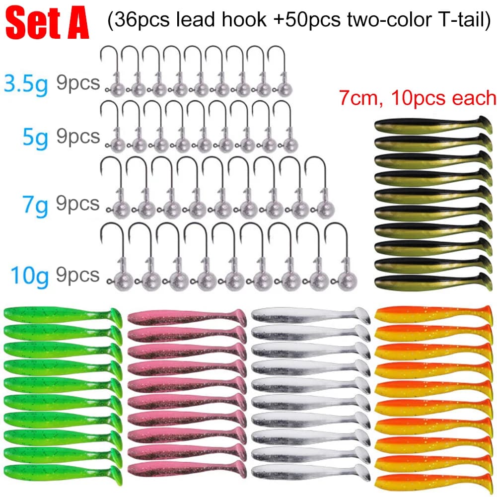 Multifunctional fishing bag for fishing hooks Fake bait