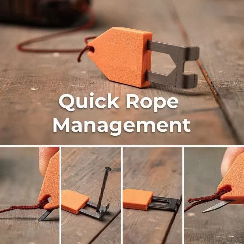 Rope Anchoring Hook Fixation Accessories Carpentry Tools Rope Fastening Tool for Home Improvement Renovation Projects Drywall