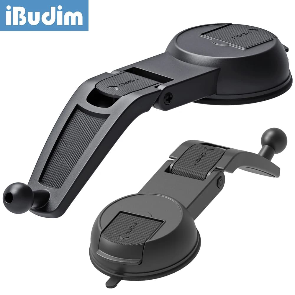 IBudim Suction cup Car Dashboard Mobile phone support Universal support 17 mm ball head base for car phone support GPS supports