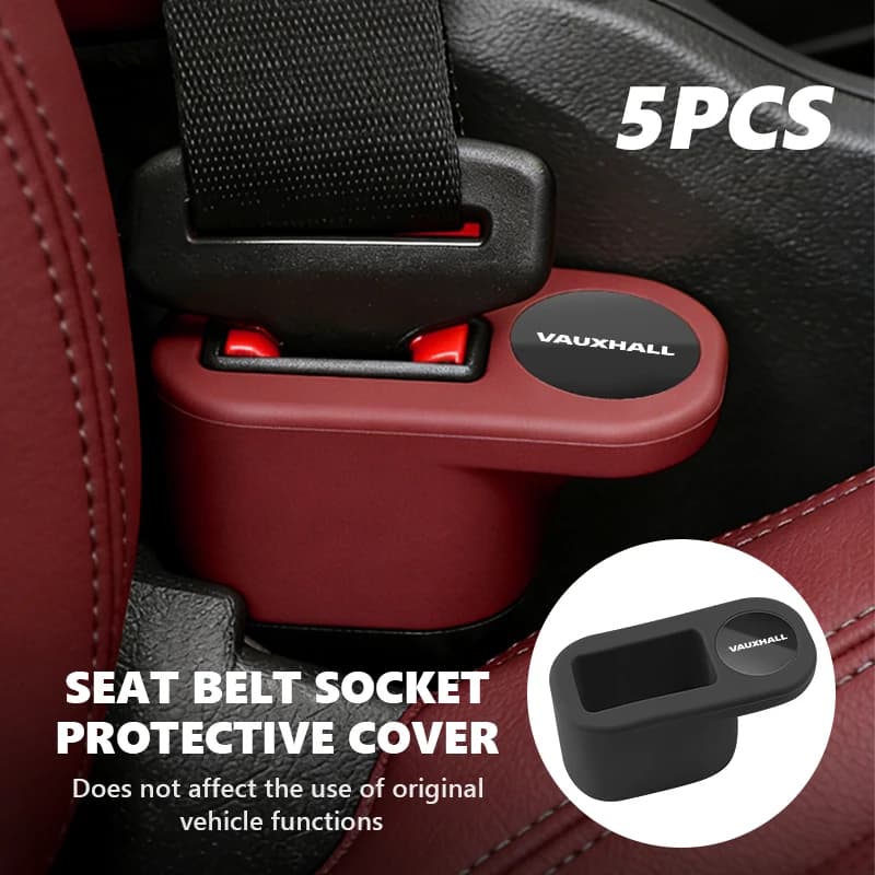 Car Seat Belt Base Anti-Collision Protector Cover Accessories For Vauxhall Zafira Vectra Vivaro Corsa D Astra G J H