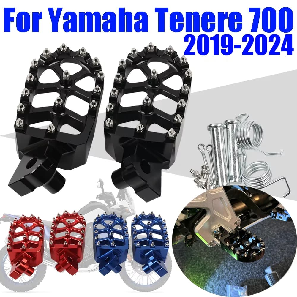 Moto Pedane Resto Pedale Poggiapiedi Pedane Per YAMAHA Tenere 700 T7 T700 RALLY World Raid XTZ700 XTZ 700 XT Accessori
