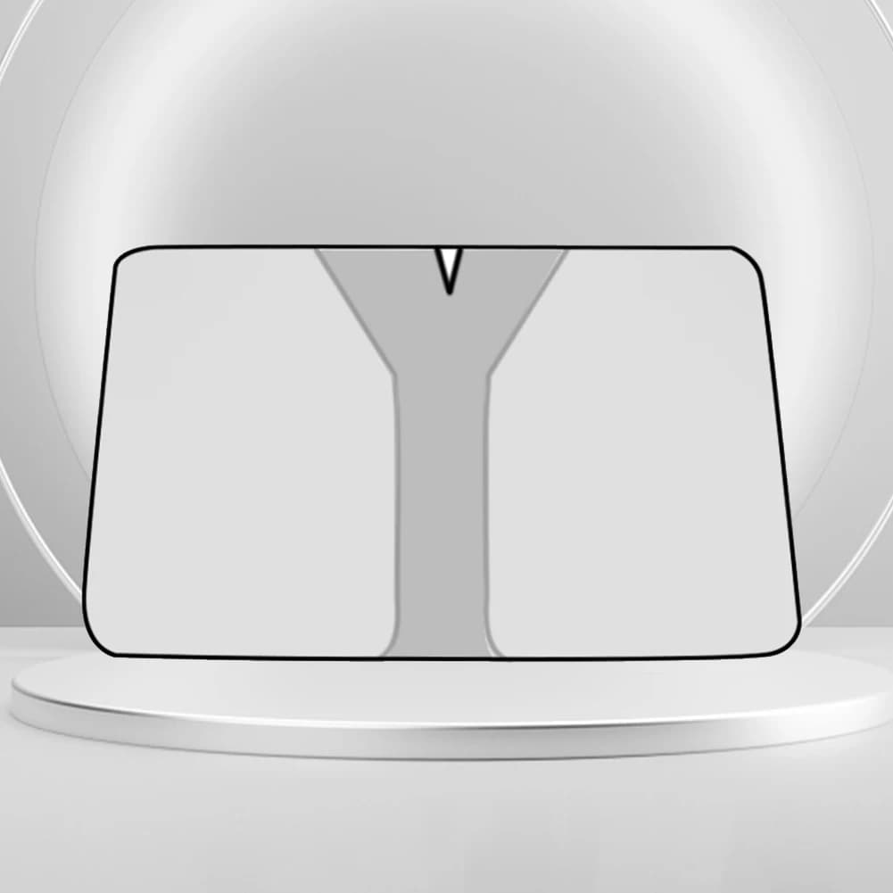 Parabrezza per auto Parasole Pieghevole Protezione per finestrino anteriore Parasole Riflettente UV Blocco solare per auto Rivestito in argento per camion SUV automatico