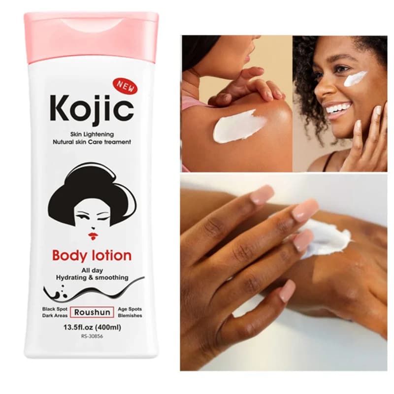 400MLLarge Capacity Kojic Acid Body LotionKojic Acid Body LotionAll-Season Moisturizing Body Lotion，Refreshing and Non-Greasy，F