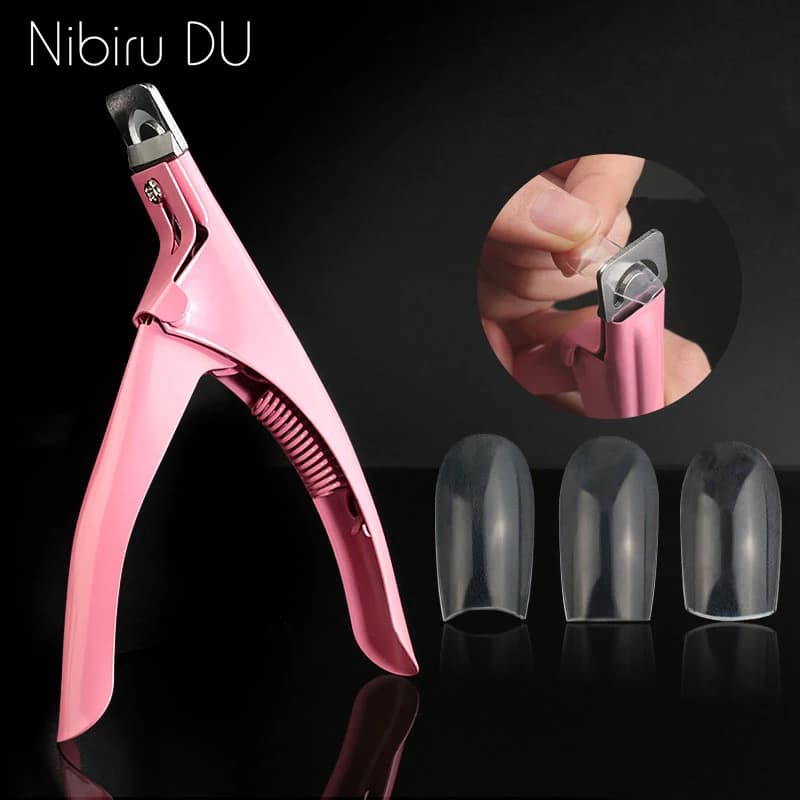 Fake acrylic tips Clipper Manicure clamp Clippers Special type U Word Cutting Tools for fake manicure Cutting Clipper Nail Tools