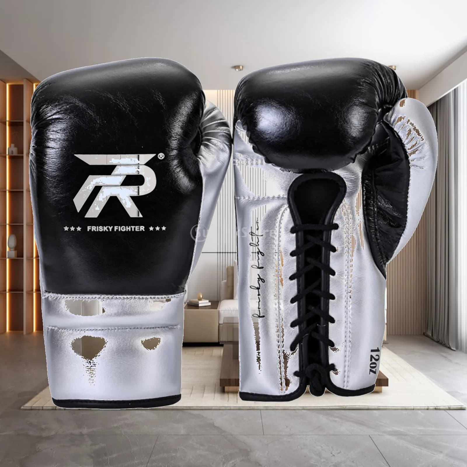 PU Leather Boxing Gloves High Performance Training Gear for Adults Punching Bag Muay Thai Workout