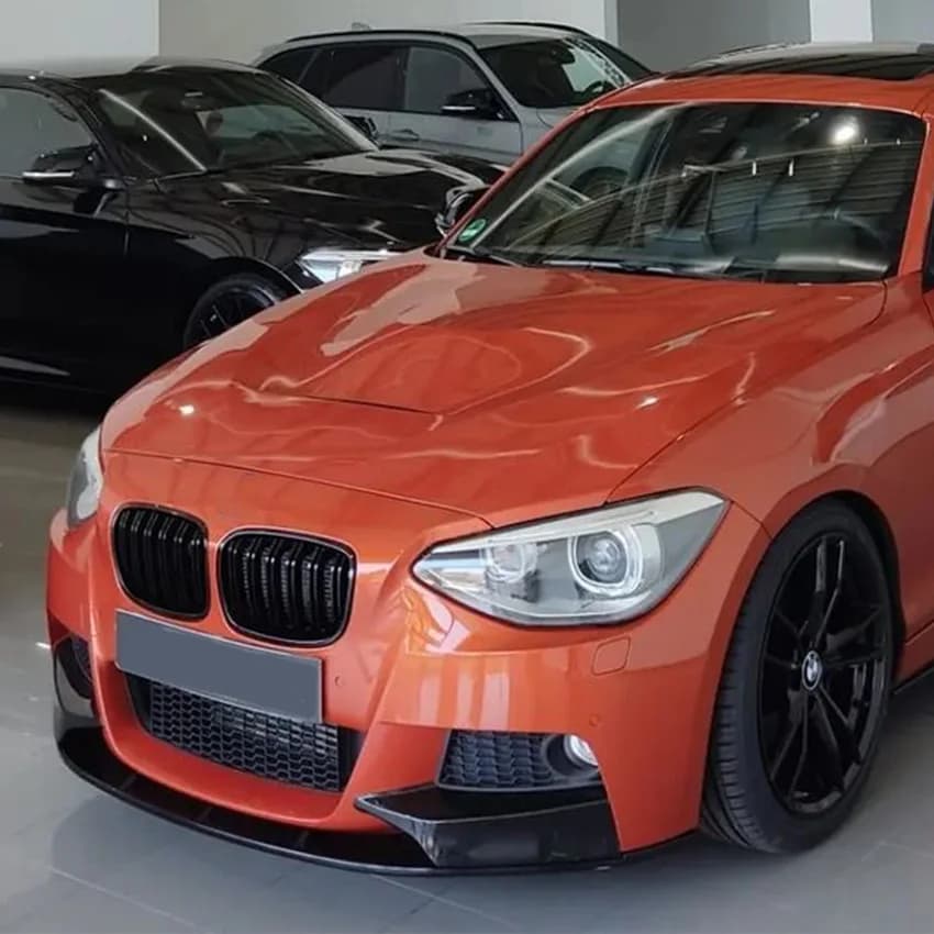 Per BMW Serie 1 120d 120i M135i M-Sport 2012-2015 Pre-restyling, Splitter Paraurti Anteriore, Diffusori, Spoiler, Kit Carrozzeria, Tuning
