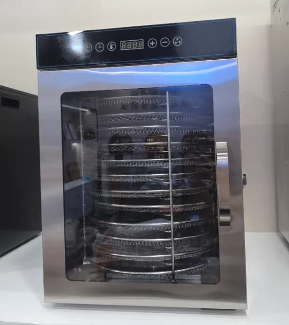 Household Fruit Dehydrator Stainless Steel 6 Trays Dryer Vegetables Dried Beef Jerky Food Dehydrator
