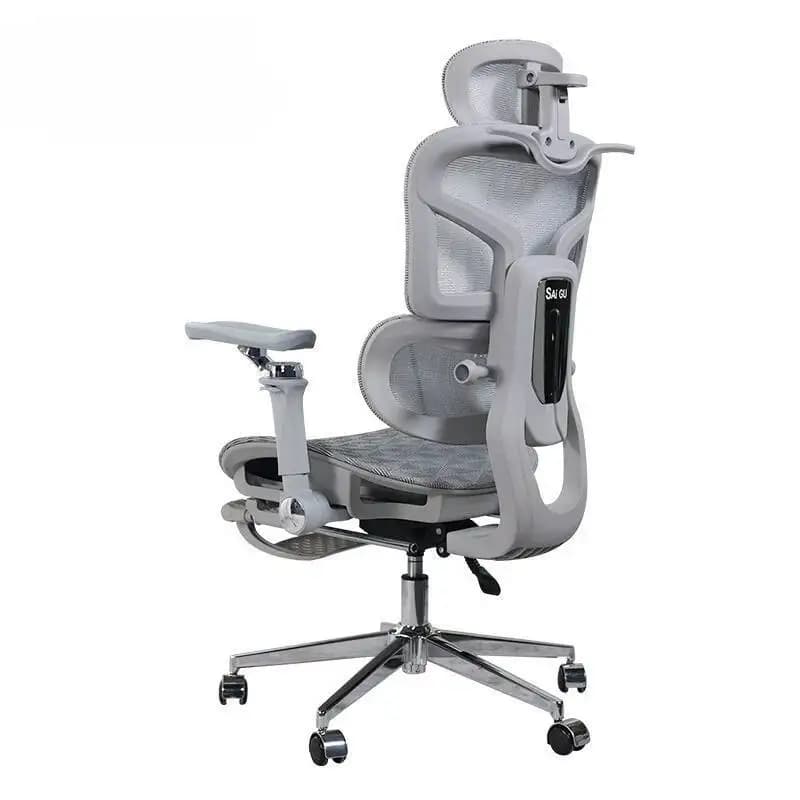 Sedia da computer ergonomica e confortevole: sedia da scrivania reclinabile e regolabile per ufficio domestico e studenti per dormitori, mobili da ufficio, sedia da gioco