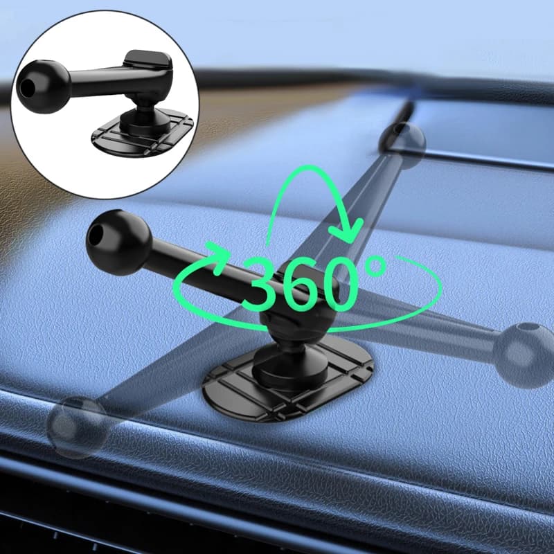 Base per supporto per telefono per auto Testa a sfera universale da 17 mm per cruscotto per auto Supporto per cellulare mobile Accessori per auto