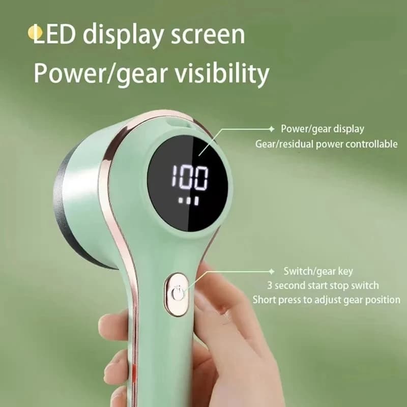 Levapelucchi per abbigliamento Tagliacapelli Fuzz Pellet Vestiti Maglione Rasoio in tessuto con levapelucchi elettrico a LED-ABRM