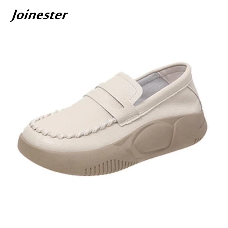 Scarpe casual da donna Comfort Slip on Scarpe da ginnastica morbide con tacco medio per il tempo libero Mamma Scarpe da corsa da passeggio quotidiano Mocassini alla moda per ragazze