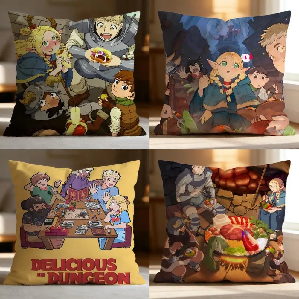 Federa Decorativa D-DDelicious in Dungeon, Morbida e Lavabile, Multiuso per Divano, Letto, Viaggio e Ufficio