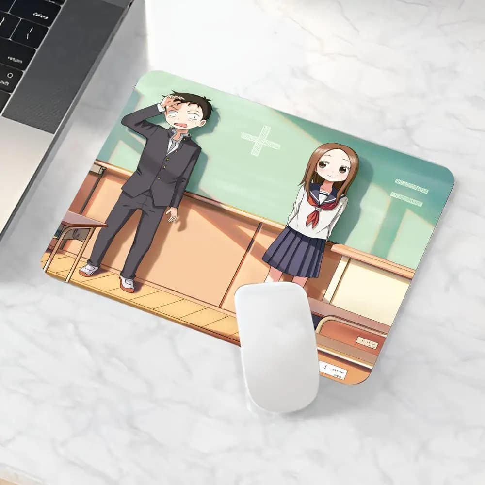 Takagi-san Mouse Pad gioco laptop piccola protezione per il polso forniture accessori da scrivania accessori per Notebook di lusso