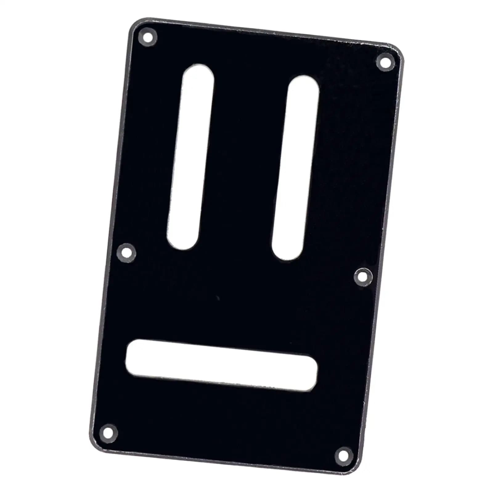 Durevole copertura per tremolo Pick Guard Cavity Cover 6 fori 3 slot Battipenna per chitarra tremolo per chitarra elettrica Principiante Uso quotidiano