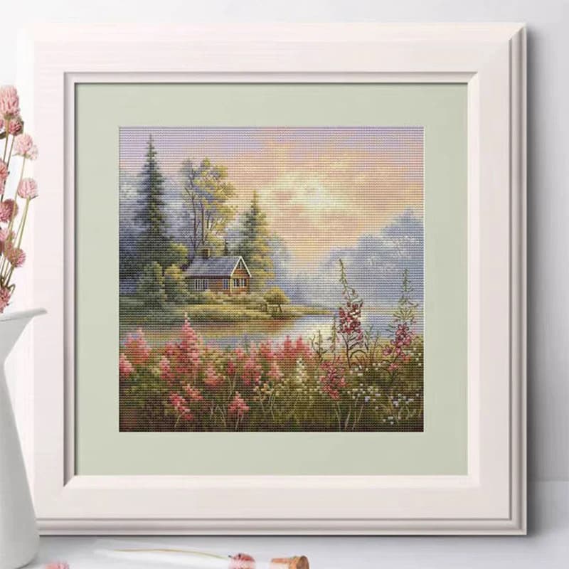 5131 Kit punto croce Set per ricamo Punto croce Punto croce Kit completo Stich Set punto croce Ago Arti e mestieri Fai da te