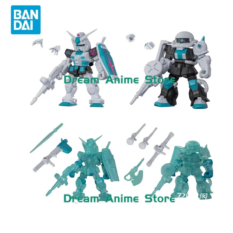Bandai Originale GUNDAM Anime Figure MSE Gashapon 45° Anniversario Co-brandizzato Hatsune Miku Action Figure Giocattoli per Bambini Regalo