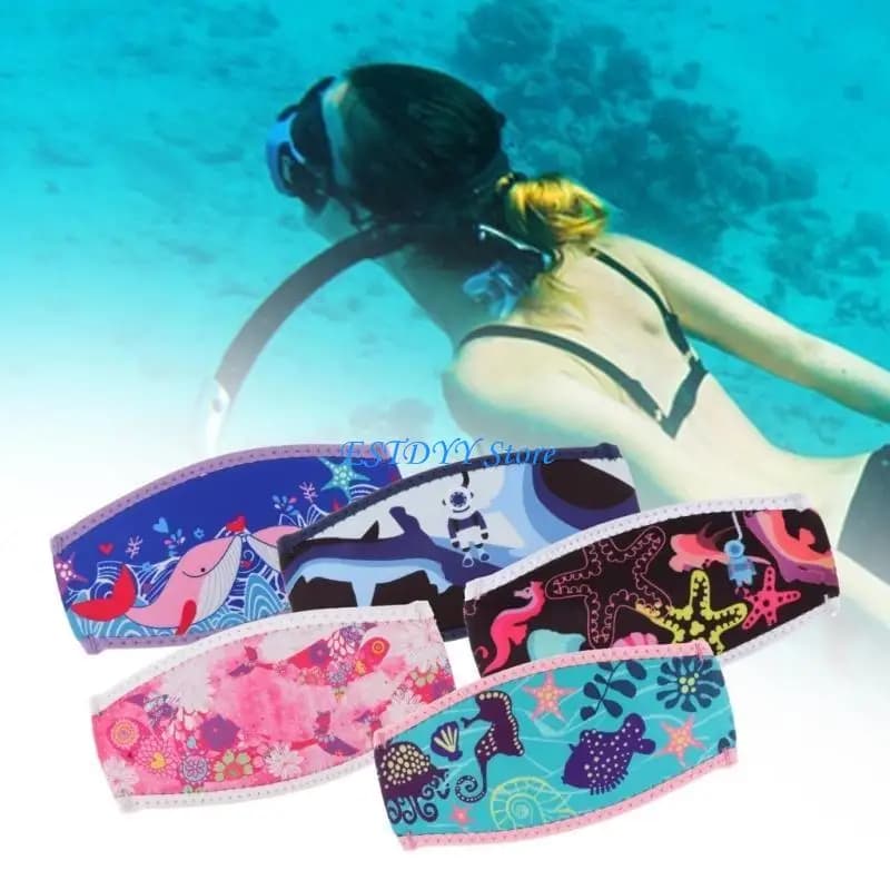 G6DE Cinghie per maschera in neoprene Copertura Cinghie per maschera subacquea Cinghie per maschera da nuoto Coperture per e