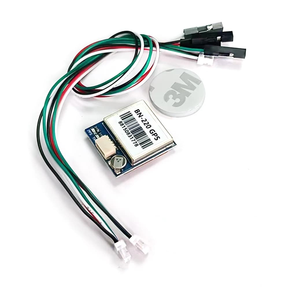 GPS module GLONASS BN-220 BN880 - High precision antenna with RC FPV racing drone cable
