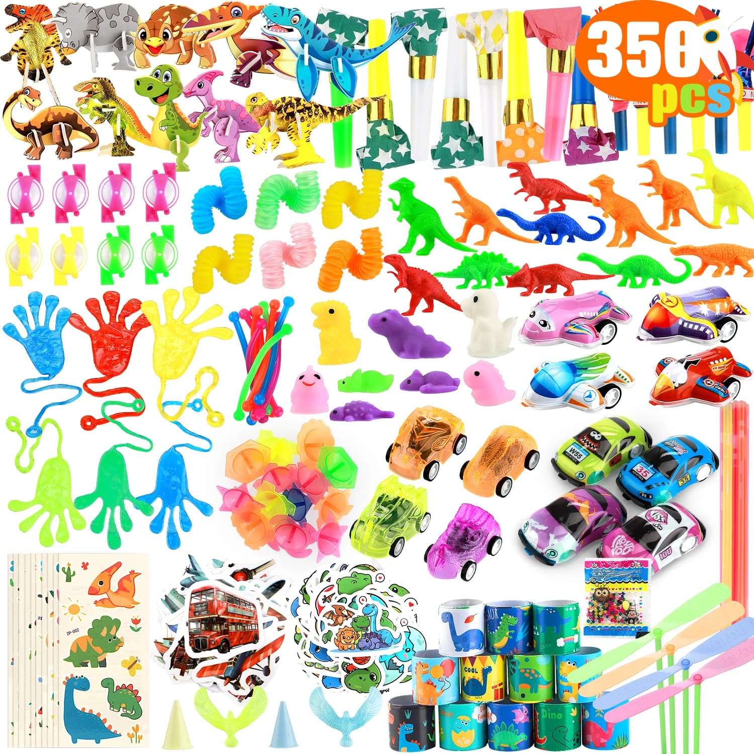 Set di 350 Pezzi per Feste per Bambini, Divertenti Regali per Compleanni, Matrimoni, Carnevale, Natale, Premi per Asili, Collezione di Giocattoli per Ospiti