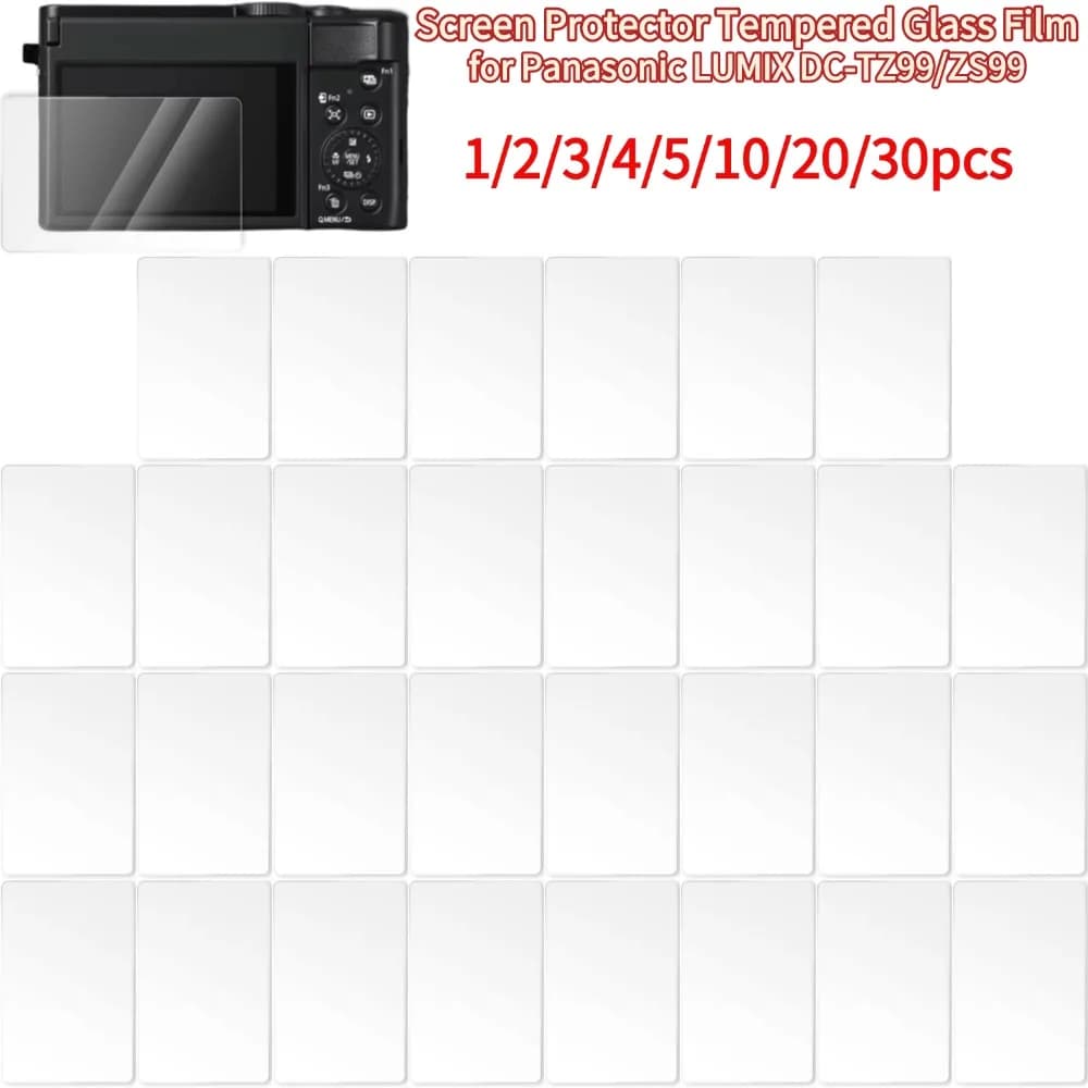 For LUMIX DC-TZ99/ZS99 Screen Protector 9H Tempered Glass Film Protector for Panasonic LUMIX DC-TZ99/ZS99