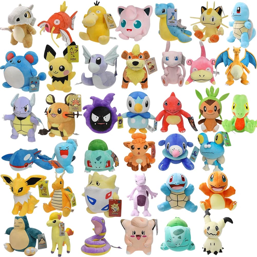 Pokemon Magikarp Psyduck Kyogre Jigglypuff Peluche Kawaii Stuff Doll Morbido Cartoon Anime Peluche per I Bambini Regalo Di Compleanno