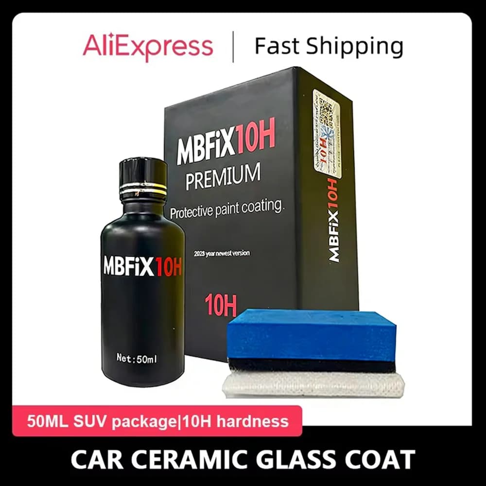 Nuovissimo Rivestimento Protettivo Premium 10H 50ml Designer 2026 - Set Cristallo Liquido Lucidante per Auto con Rivestimento Ceramico Migliorato ad Alta Densità