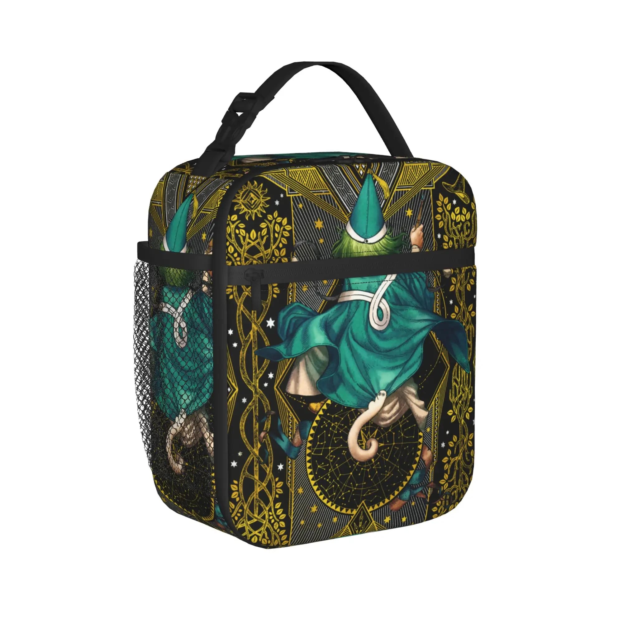 Witch Hat Atelier Anime Thermal Insulated Lunch Bag for School Reusable Food Bag Container Thermal Cooler Lunch Box