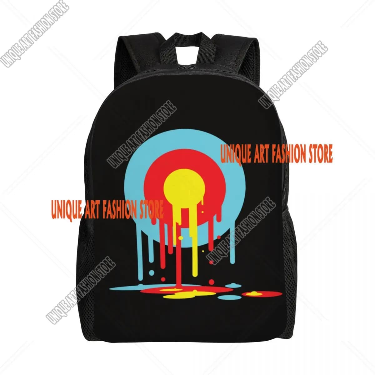 Zaino per laptop con bersaglio piangente, donna, uomo, moda, bookbag per studenti della scuola universitaria, tiro con l'arco, freccette, borse per sparare
